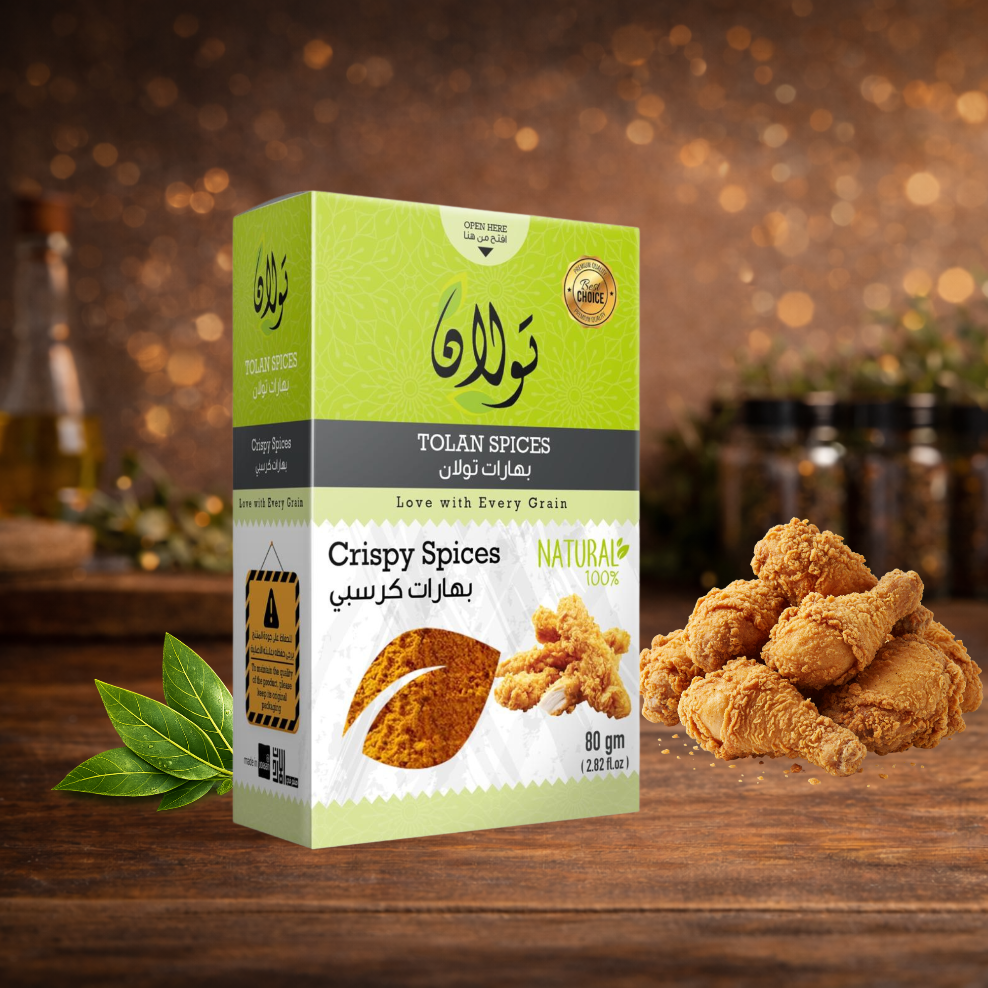 بهارات تولان كرسبي 100 رشة