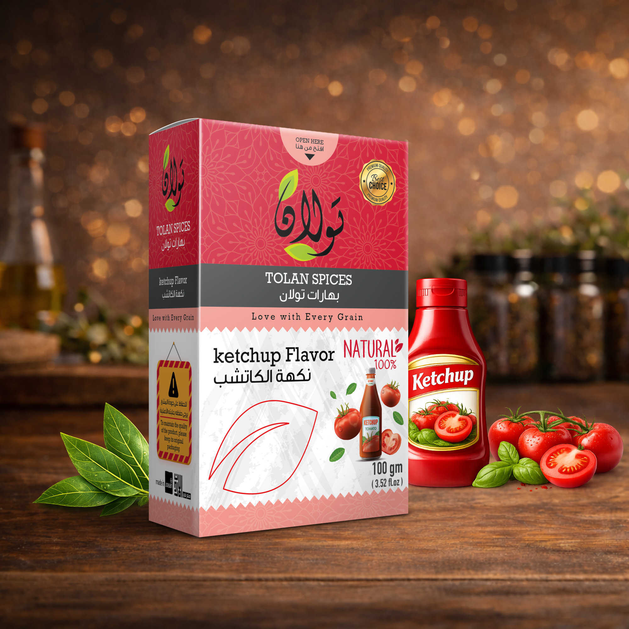 بهارات تولان نكهة الكاتشب 100 رشة